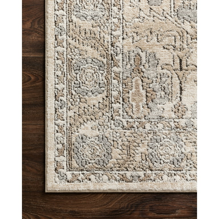 Loloi Teagan Ivory/Sand Area Rug - Contemporary Design - Walmart.com