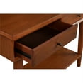 thumbnail image 4 of Alpine Furniture Flynn Wood Console Table with 2 Drawers in Acorn (Brown), 4 of 7