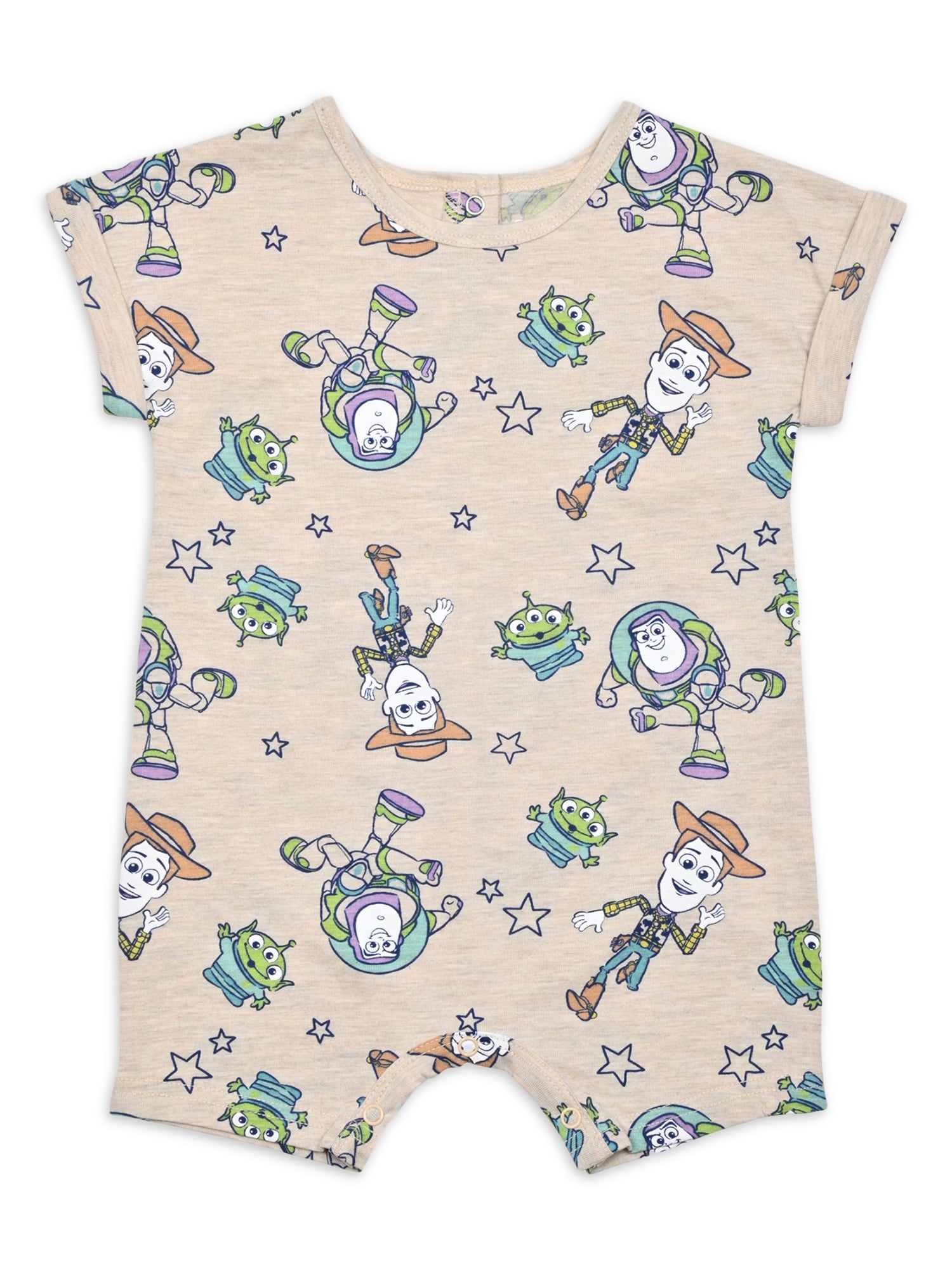 Toy Story Baby Boy Romper, 2 Pack, 0/3 Months-24 Months