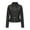 Black, variant on Jamicy Leather Jacket for Women Cafe Racer Style Casual Trending Fashion Real Lambskin Womens Motorcycle Jacket Womens Leather Jacket