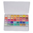 thumbnail image 6 of EIRZNGXQ Metallic Watercolor Paint Set, Pearlescent Watercolor Paint, Glitter Watercolour Solid Paint Box, Portable Art Paints Kit for Beginners Drawing L6C6, 6 of 6