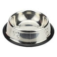 thumbnail image 1 of Cuenco para perro de acero inoxidable para plato, cuenco de comida para perros con pata de agua, comedero para cachorros y gatos, 18 cm, 1 of 5