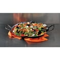 thumbnail image 2 of Lodge Cast Iron 15" Carbon Steel Skillet, CRS15, with double loop handles, 2 of 8