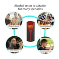 thumbnail image 3 of Professional Police Digital Breath Alcohol Tester Breathalyzer Analyzer Detector Practical Accessories Tool ,Accuracy High, 3 of 6