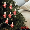 thumbnail image 2 of 50 pinzas de madera navideñas, pinzas navideñas, pinzas decorativas para la ropa Guantes, 2 of 9