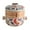 Blue, variant on Soup pot, ceramic casserole with steamer, 2.5L kitchen cooking saucepan, vintage with handle soup pot, enamel cooking pot, ceramic steamer for the household