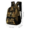 thumbnail image 2 of Bendy And The Ink Machine Backpacks 3 Piece Set Bookbag with Lunch Bag And Pencil Case, 2 of 8