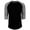 Black/Heather, variant on Men's 3/4 Sleeve Baseball Tshirt Raglan Jersey Shirt S-2XL