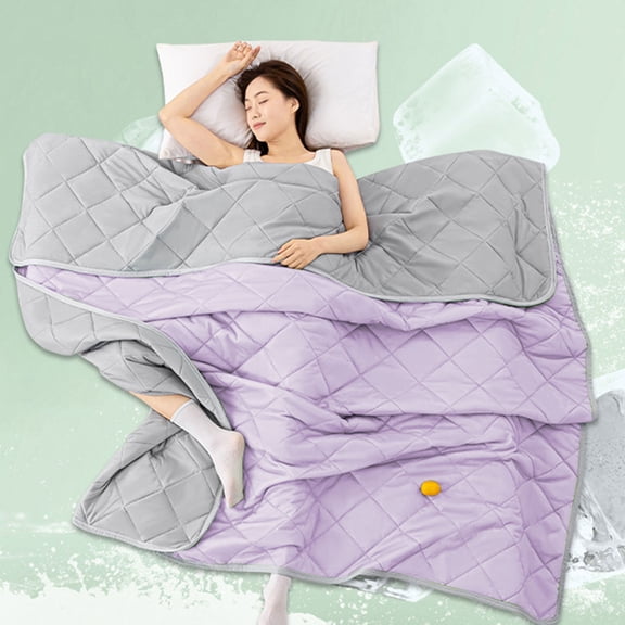 Cold Clearance! YZEGDCH Summer Blanket, Double-Sided Cold Tech Fabric Cooling Blanket for Bed, Couch, Sofa, All-Season Use, Gift for Mom Dad