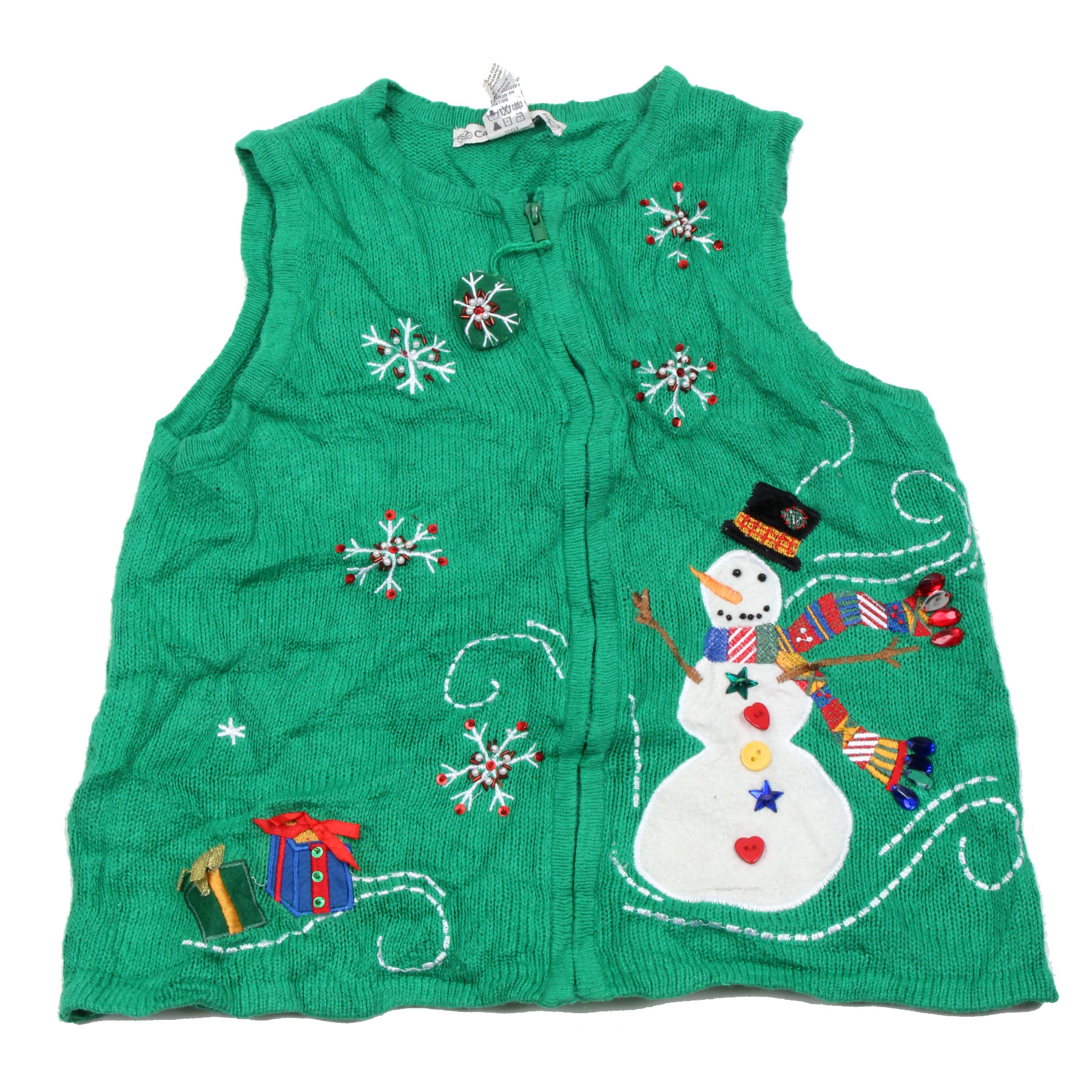 christmas vest top ladies