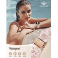 thumbnail image 4 of Wearlizer Resin Band Compatible with Samsun Galaxy Watch 8 40mm 44mm/Watch 8 Classic 46mm, Lightweight Bracelet Strap for Women Men, 4 of 5