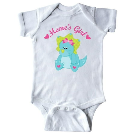 

Inktastic Meme s Girl dinosaur Gift Baby Girl Bodysuit