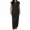 Black, variant on MXUIKV 2 Piece Sets for Women Summer Loose Fitted Sleeveless V-Neck T-Shirts Straight Leg Trousers(X-Large,White)
