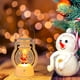 thumbnail image 5 of Decoraciones de luces navideñas LED - Adorno de árbol de Papá Noel con muñeco de nieve con asa, luces LED de plástico para decoración navideña, 6x6x12,5cm, 5 of 8
