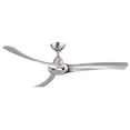 thumbnail image 1 of Droid Nickel 52"Hanging Indoor Ceiling Fan with Reversible Motor and Wall Control, 1 of 1