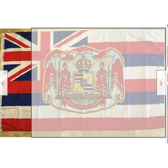 HAWAII KINGDOM OFFICIAL FLAG CROWN KANAKA MAOLI HAWAIIAN ROYAL USA 3X5 COLLECTOR