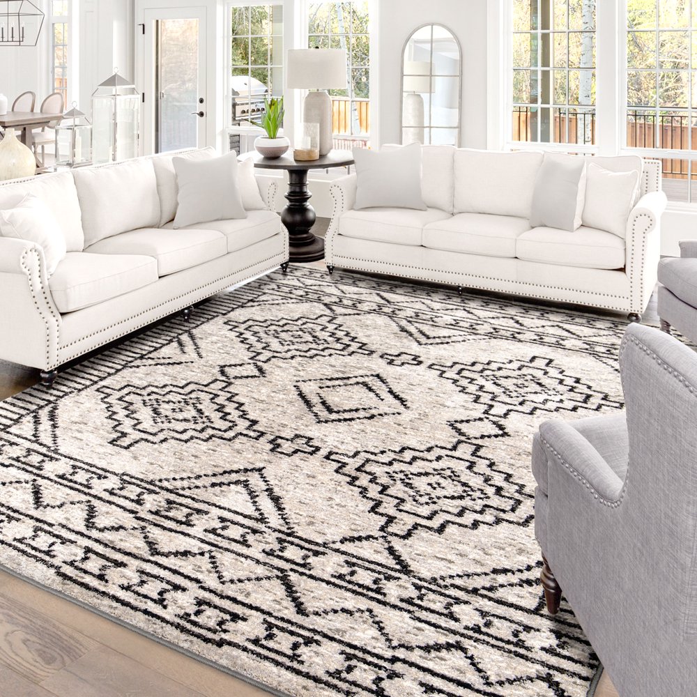 My Texas House South By Silver Area Rug