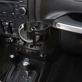 thumbnail image 4 of Soumake Cup Holder Stable Performance Multi-functional Black 2 in 1 Drink Cup Phone Rack for Jeep Wrangler JK 2012-2018, 4 of 8
