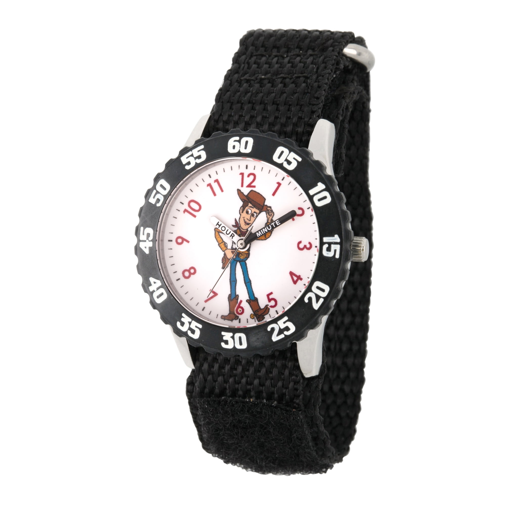 Disney Toy Story 4 Woody Boys' Stainless Steel Watch, 1-Pack