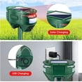 thumbnail image 4 of Animal Repeller, Squirrel Repellent, Cat Repellent, Solar Powered Ultrasonic Pest Repeller, Deer Repellent Device, Rabbit, Bird, Raccoon, Chipmunk, Rodent Repellent Outdoor., 4 of 8
