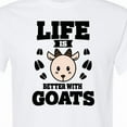 thumbnail image 4 of Inktastic Life is Better with Goats T-Shirt, 4 of 5