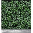 thumbnail image 1 of Soimoi Crepe Silk Fabric Leaves Panel Print Sewing Fabric Yard 42 Inch Wide, 1 of 3