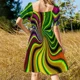 thumbnail image 5 of Panama Spring Vestido De manga corta Vestido Largo De Mujer Ropa Vestidos Para Mujer, 5 of 7