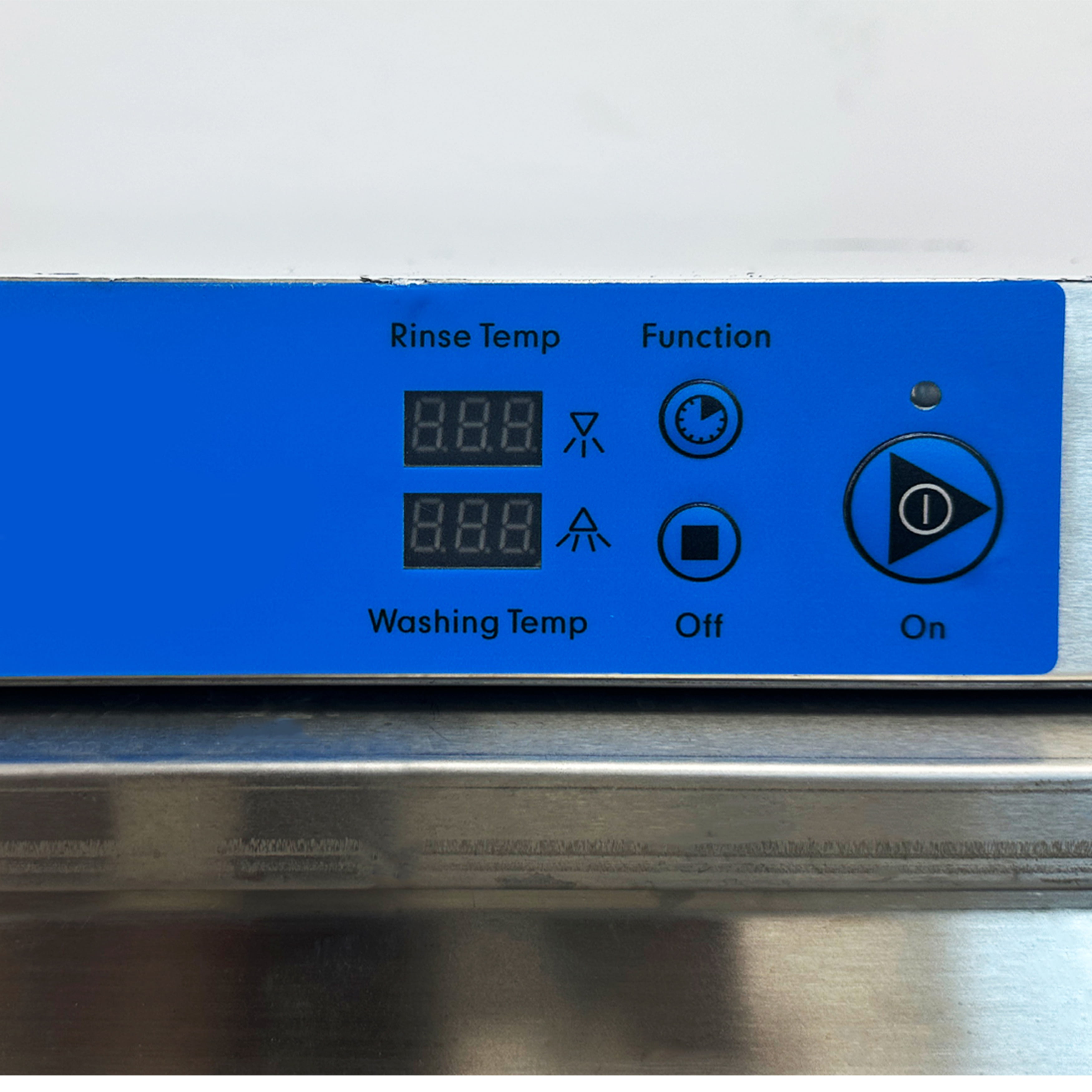 208-240V High-Temp Undercounter Commercial Dishwasher/Glasswasher Built-In Booster, Built-In Detergent & Rinse Aid Pumps, 3-phrase
