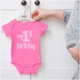 thumbnail image 5 of First Birthday 1 Year Niece Daughter Romper Boys or Girls Infant Baby Brisco Brands NB, 5 of 6