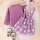 thumbnail image 4 of Odeerbi 6M-4Y Conjunto de Algodón Para Niñas Tops de Manga Larga de Punto Elástico Con Falda de Tirantes Con Estampado de Margaritas Conjunto de Dos Piezas Conjunto de Falda Floral, 4 of 7