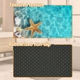 thumbnail image 4 of Starfish Seashell on Beach Doormat, Indoor Outdoor Decor Patio Mats Entrance Door Mats Non-Slip Outside Inside Floor Mat Rugs for Home Decor 17x30 Inch，House Warming Gift, 4 of 6
