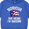 thumbnail image 3 of Inktastic Boricua Means Im Awesome Puerto Rican Toddler Hoodie, 3 of 4
