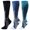 Black Blue Dark Green, variant on 3 Pairs Copper Compression Socks for Women & Men Circulation 15-20 mmHg - Better Blood Flow, Swelling , Best Support for Medical, Running, Nursing