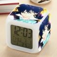 thumbnail image 4 of Vanitas's Diary: LED Seven-Color Changing Square Clock with Creative Silent Desktop Alarm Clock, 4 of 4