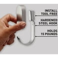 thumbnail image 2 of 3M Claw 25 Lb. Silver Drywall Hook 3DH25SLV-1ES, 2 of 9