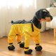 thumbnail image 4 of Pantalones Para Perros Botas impermeables para perros de 1 pieza con suela antideslizante para caminar,correr y hacer senderismo al aire libre (Amarillo,XL) Rkxzt, 4 of 8