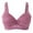 Purple, variant on Bras for Women Wireless Push Up Comfort Everyday Bra Lightly Lined Wireless Full-Coverage Tshirt Bras with Support Beige 38C