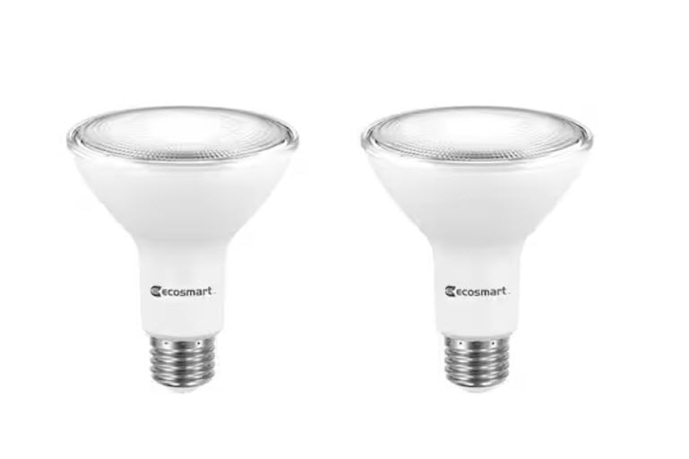 EcoSmart 75w  PAR30 Daylight Dimmable Flood Energy Star LED Light Bulb