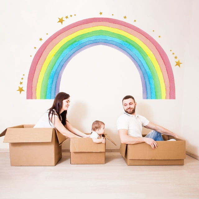 Decoraciones de pared Wosthever para la habitación del bebé Fácil de aplicar y quitar