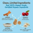 thumbnail image 4 of COOKIE PAL Cranberry & Cinnamon Soft Baked Bites Human Grade and Organic Dog Treats 250g, 4 of 6