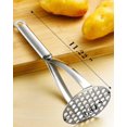 thumbnail image 3 of Potato Masher, Heavy Duty Potato Smasher with Durable Sturdy Grips, Potato Masher Stainless Steel for Efficiently Making Mashed Potatoes,Egg Salad, Banana Bread, Vegetables and Fruits, 3 of 6
