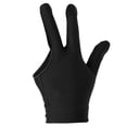 thumbnail image 2 of Snooker Unisex Snooker Billiard Cue Glove Pool Left Hand Open Three Finger Gloves, 2 of 8