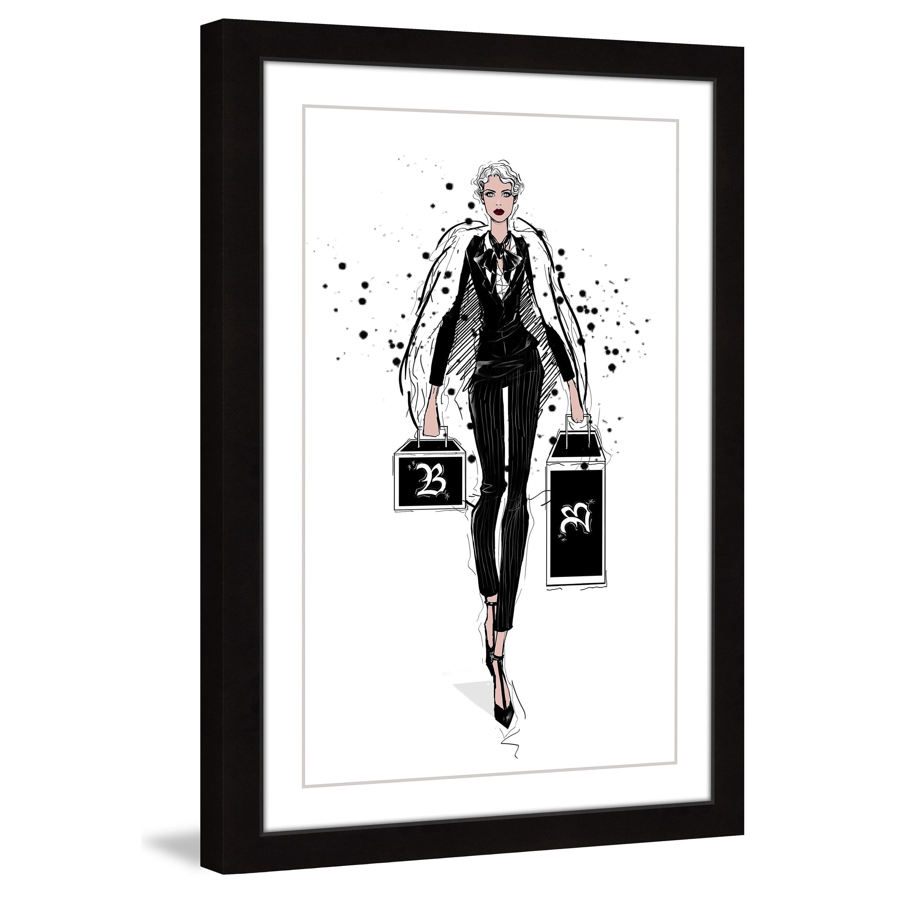 Marmont Hill "Queen Bae" by Loretta So Framed Painting Print