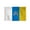 Official Canary Islands 2x3 ft Flag-Nylon, variant on AGAS Canary Islands Courtesy Flag 12x18 inch Mini Canary Islands Flag Heavyweight Nylon Brass Grommets Double Stitched Fade Resistant & Vivid Color Canarias Boat Flag Canary Islands Nautical Flag