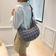 thumbnail image 3 of Bolso tote de nube para mujer Bolsos para axilas de moda de verano Bolso de hombro sólido (Gris), 3 of 6