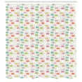 thumbnail image 3 of Ambesonne Clouds Shower Curtain, Pastel Sky Elements, 69"Wx70"L, Multicolor, 3 of 3