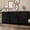Black-B, variant on Meteorleg Farmhouse 6 Drawer Dresser, Cherry Chest of Drawers, 48" Tall Dressers for Bedroom, Rustic Wood Storage Organizer for Living Room, Hallway, Closet
