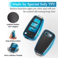 thumbnail image 2 of for Audi Key Fob Cover with Fashionable Zirconia Wristlet KeyChain, Enchanting Diamond Patterns Soft Case for Audi A1/3/6 Q2/3 R8 RS3 S3 TT TTS, 2 of 6