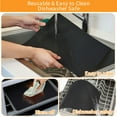 thumbnail image 5 of GCQ 14.2"×11.4" Oven Liners for Bottom of Oven, Reusable Non-Stick Heat Resistant Toaster Liners Mat Accessories for Cuisinart TOA-95 Ninja Breville Air Fryer Toaster Oven, 4 Pack, 5 of 7