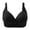 Black, variant on Cotton Bras for Women Women's Underwire, One Smooth U Ultra Light T-Shirt, Convertible Bra C,38